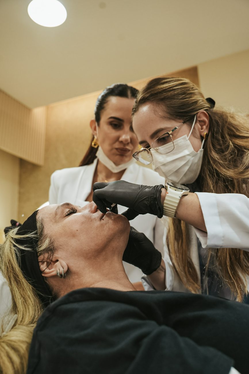 Marcação clínica de face e corpo
